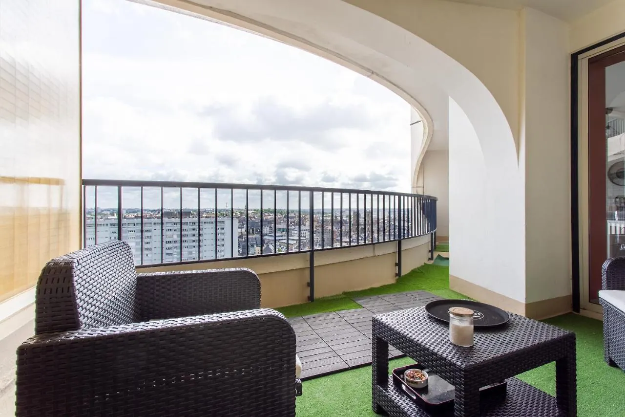 Le Brest - Vue Panoramique Sur La Ville Apartment Rennes